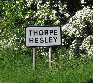 <span class="mw-page-title-main">Thorpe Hesley</span> Village in South Yorkshire, England