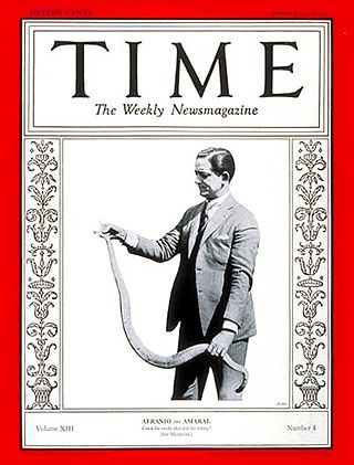 <span class="mw-page-title-main">Afrânio do Amaral</span> Brazilian herpetologist (1894–1982)