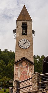 Toren van Église de Saint-Georges. Kerk dans Peio Paese 02.jpg