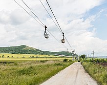 Mining transport in Devnya, Bulgaria. Transporte por cable de minerales, Devnya, Bulgaria, 2016-05-27, DD 65.jpg