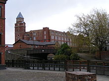 Trencherfield Mill is an example of one of Wigan's mills being converted for modern use. Trencherfield Mill 2008.jpg