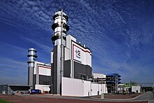 Modernes Gas-und-Dampf-Kombikraftwerk in Uentrop