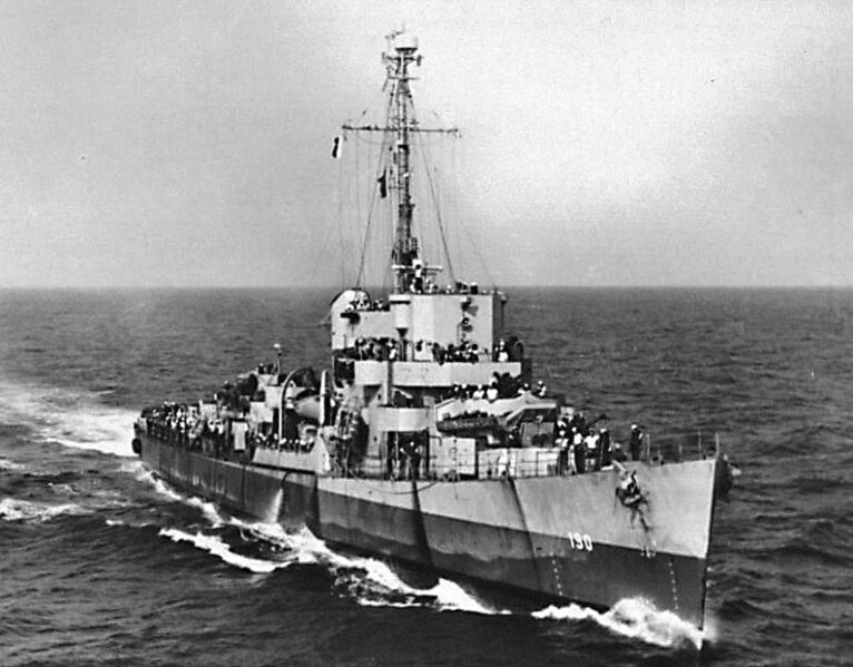 File:USS Baker (DE-190) underway at sea, circa in 1944.jpg