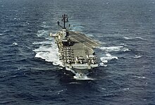 Intrepid operating in the Mediterranean in the 1970s.