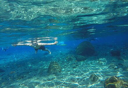 Swimming at Umbul Ponggok