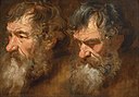 Van Dyck - Two study heads of old men, 1617-1621.jpg