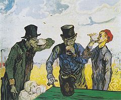 История пьяницы. Ван Гог картины. Ван Гог пьющие. Vincent van Gogh (1853–1890). Винсент Ван Гог абсент картина.