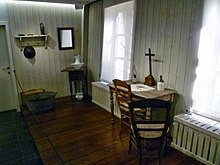 Interior of the museum in 2015 Van Gogh - House in Cuesmes - Interior 001.jpg