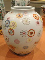 Famille rose emaljert vase, Qianlong regjerer