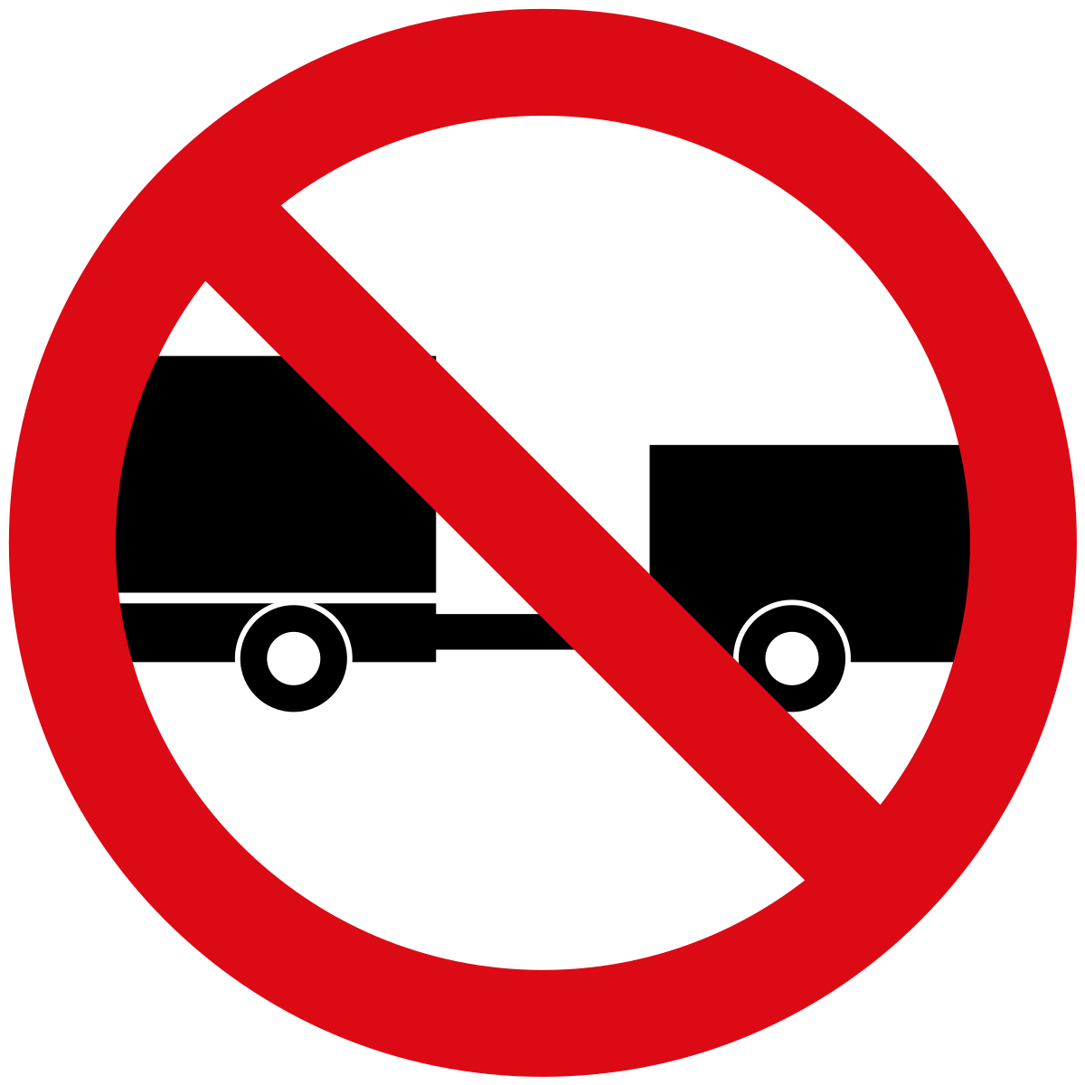 Дорожный знак прицеп. Знак с прицепом запрещено. Движение с прицепом запрещено дорожный знак. Знак запрет прицепа.