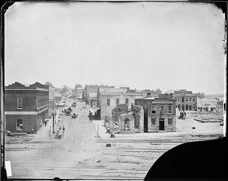 File:View of Atlanta, Ga., 1864. Peachtree St - NARA - 528878.jpg