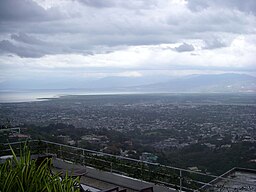 Vy över Port-au-Prince med omgivning, 2007.