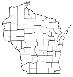 Umístění Halsey, Wisconsin