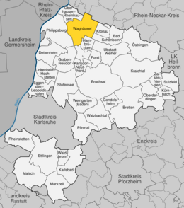 Waghäusel - Localizazion