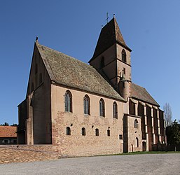 The church of Saint Walburg in Walbourg