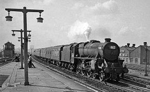 View southward, towards Crewe and Chester 1963