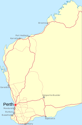 Western Australia location map.svg