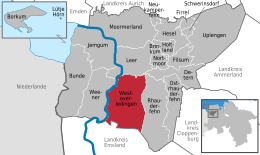 Westoverledingen - Carte