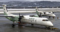 Two Widerøe Dash 8 at Trondheim