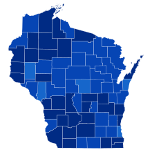 Results by county
.mw-parser-output .legend{page-break-inside:avoid;break-inside:avoid-column}.mw-parser-output .legend-color{display:inline-block;min-width:1.25em;height:1.25em;line-height:1.25;margin:1px 0;text-align:center;border:1px solid black;background-color:transparent;color:black}.mw-parser-output .legend-text{}
Burke-->90%
Burke--80-90%
Burke--70-80% Wisconsin Democratic gubernatorial primary results by county, 2014.svg