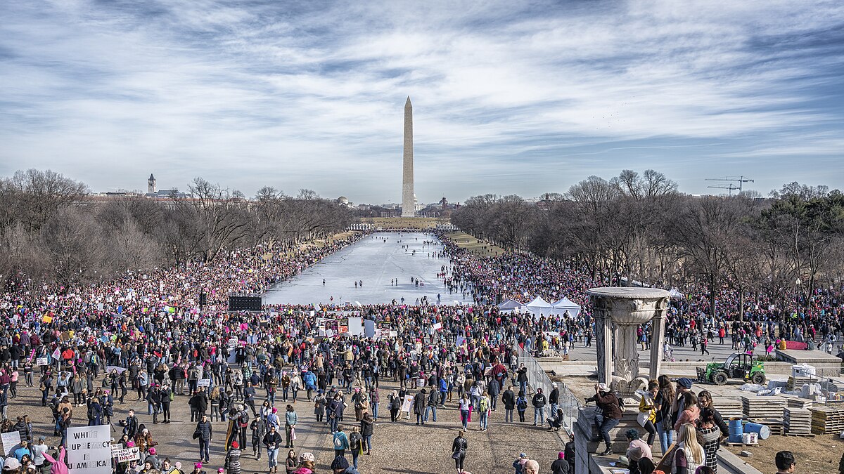 March 2018. March on Washington. March on.