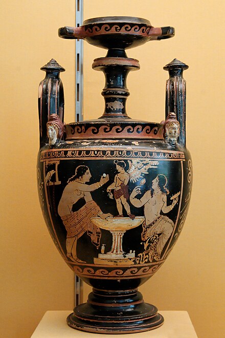 Lebes Gamikos by Asteas, c. 340 BC, National Archaeological Museum of Spain