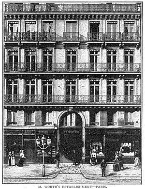 House of Worth at 7 rue de la Paix, Paris in 1894