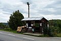 English: Bus shelter in the village of Zdíkovec in Prachatice District, Czech Republic, part of the municipality of Zdíkov. Čeština: Autobusová zastávka ve vsi Zdíkovec v okrese Prachatice, části obce Zdíkov.