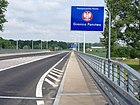 Bridge on the Polish-German border