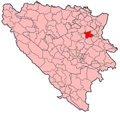 Zivinice Municipality Location.png