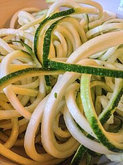 https://upload.wikimedia.org/wikipedia/commons/thumb/c/cf/Zucchini_noodles_%28spiral_slicer%29.jpg/180px-Zucchini_noodles_%28spiral_slicer%29.jpg