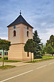 Čeština: Zvonice, Hrubčice, okres Prostějov This is a photo of a cultural monument of the Czech Republic, number: 46870/7-5549. Památkový katalog  · MIS  · hledat obrázky  · hledat seznamy  · Wikidata
