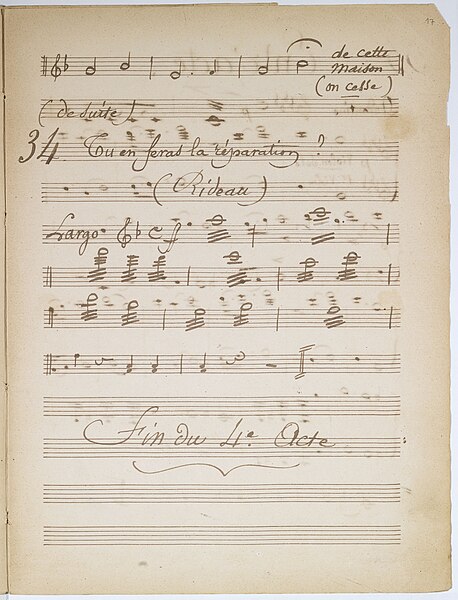 File:"André Gérard. Drame en 5 Actes. Musique de M. Ancessy.... Première Représentation le 30 Avril 1857. Odéon." Musique de scène pour la, pièce de Victor Séjour - btv1b525044130 (119 of 574).jpg