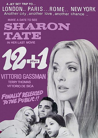 Tate in the poster for The Thirteen Chairs, also known as 12 + 1 (1969).