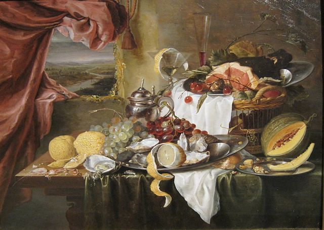 640px-'Still_Life_with_Imaginary_View',_oil_on_oak_panel_painting_by_Laurens_Craen,_c._1645-50,_Art_Gallery_of_New_South_Wales.jpg (640×455)