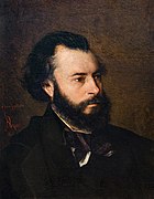 Portrait de Léon Gambetta par Bocquet 1865