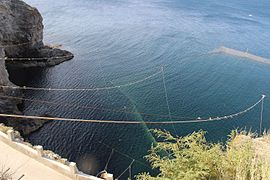 Pêche au mulets depuis la côte.