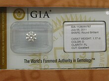 Diamond certified FL (flawless) by the GIA daiyamondo.JPG