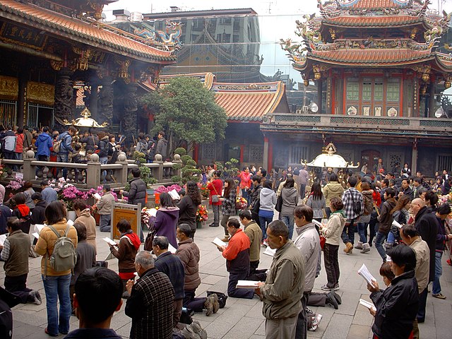 Lungshan Temple of Manka in Taipei