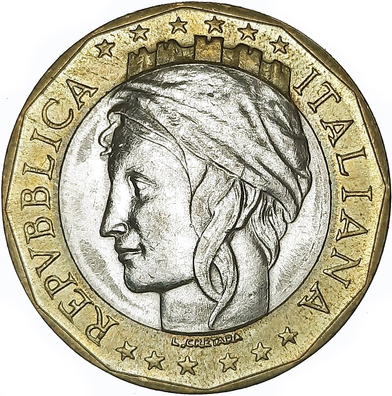 1.000 lire (moneta) - Wikipedia