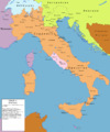 Италия на края на 1860 г.