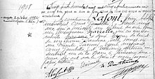 Birth record of Marcelle LAFONT 1905.11.23 - Acte de naissance de Marcelle LAFONT.jpg