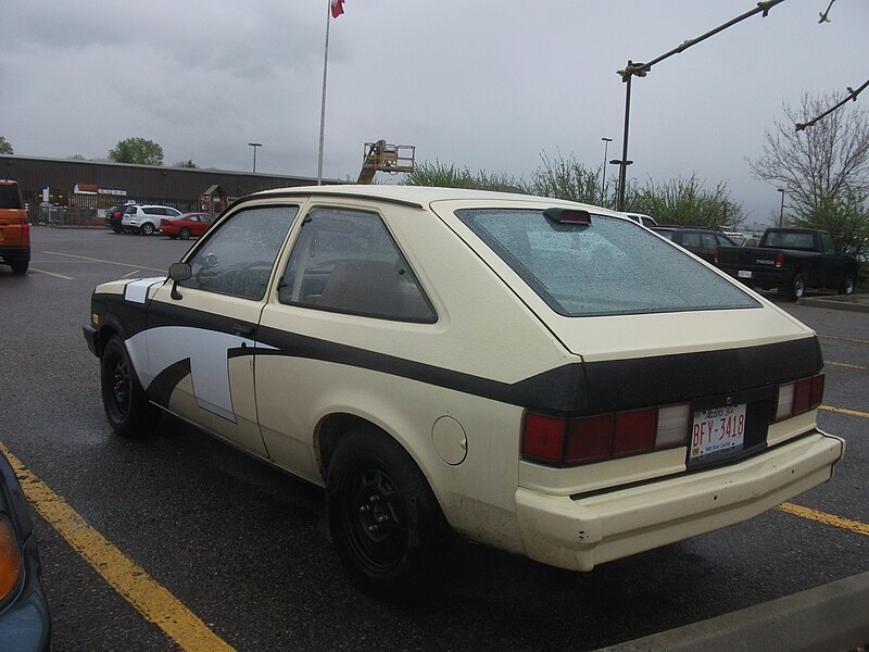 File:1986 Chevrolet Chevette - rear (7246262286).jpg