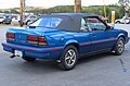 1992 Pontiac Sunbird SE convertible, rear right view