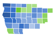 2018 Iowa's 4th congressional district Democratic primary results by county:
Map legend
Scholten--70-80%
Scholten--60-70%
Scholten--50-60%
Scholten--40-50%
Scholten--30-40%
Jacobsen--40-50%
Jacobsen--50-60%
Jacobsen--60-70% 2018IA04Democratic.svg