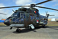 125 Sqn Eurocopter AS332 Super Puma on display