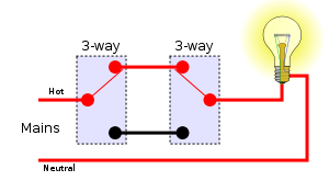 Switches diagram lights two two Staircase wiring