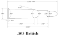 Розміри патрону .303 British