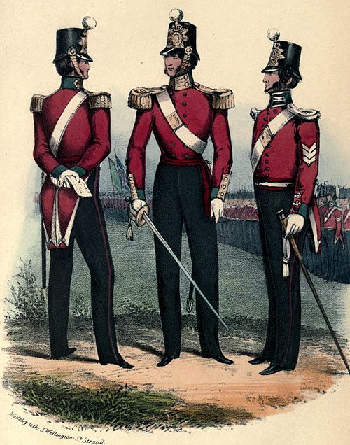 Regimental uniform, 1851