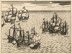 AMH-6473-KB Battle for Malacca between the VOC fleet and the Portuguese, 1606.jpg